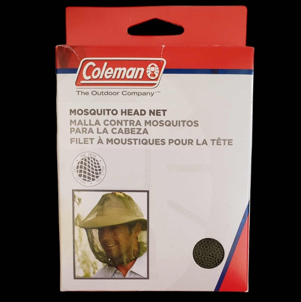 Coleman Mosquito/Small Bugs Head Net, Great For Camping Or Outdoors!, New